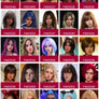 Full size MyRealDolls sex doll head with realistic facial features and detailed makeup, designed for lifelike adult dolls.