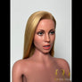 Realistic Jaycee sex doll with customizable options by MyRealDolls, showcasing detailed facial features and poseable body.