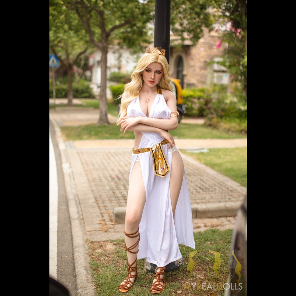 compact sex doll Leia Sexy Dolls Castle Short Hair Girl Sex Doll In Stock