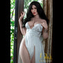 Realistic Calliope sex doll by MyRealDolls with detailed facial features, realistic skin, and life-like body pose.