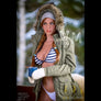 MyRealDolls Leah Tall-Busty Sex Doll showcasing realistic face, tall stature, and detailed body features on a neutral background.