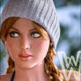 LEAH Tall-Busty Sex Doll by MyRealDolls showing realistic torso and detailed facial features