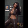 Realistic Malika sex doll from MyRealDolls, showcasing detailed facial features and lifelike body with realistic skin texture.