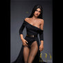 Realistic SALIA sex doll by MyRealDolls featuring lifelike facial features and detailed body design, shown in a neutral pose.