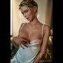 Scarlett realistic sex doll by MyRealDolls, featuring detailed facial features, long hair, and lifelike body contours.