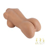 Tan 3D torso sex doll by MyRealDolls, customizable, realistic body details, designed for adult intimacy and companionship.