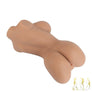 Custom tan 3D torso sex doll by MyRealDolls, featuring realistic anatomical details and customizable options.