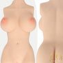 Custom 3D Flesh Torso sex doll from MyRealDolls, realistic white silicone with detailed anatomical features.