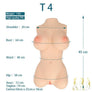 Realistic 3D Flesh Torso Sex Doll by MyRealDolls, customizable, life-like mannequin with detailed skin texture and white finish.