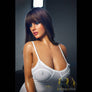 Realistic Adriana sex doll by MyRealDolls showing detailed facial features and lifelike body in a neutral pose.