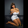 Realistic Adriana sex doll from MyRealDolls with detailed facial features, long brown hair, and lifelike body.