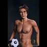 Realistic Alec male sex doll by MyRealDolls, showing detailed facial features and muscular torso.