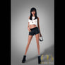 MyRealDolls Alice hot sex doll with realistic features and detailed face, shown lying on a bed in the image.