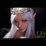MyRealDolls Amanda Elf Princess sex doll with realistic facial features, elf ears, and detailed body for lifelike appearance.