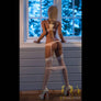 Ariella Closed Eye Sex Doll from MyRealDolls, realistic silicone sex doll with closed eyes, detailed facial features, and lifelike appearance.