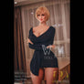 Realistic Ava sex doll from MyRealDolls, featuring lifelike facial features, blonde hair, and a curvy milf body for adult companionship.