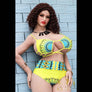 MyRealDolls Belinda BBW sex doll with realistic features, brown hair, and curvy body, designed for adult intimacy.