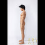 MyRealDolls Brad male sex doll with realistic facial features, dressed in casual clothing, posed sitting on a neutral background.
