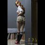 MyRealDolls Brooke tall sex doll with realistic features, long hair, and lifelike body in a standing pose.