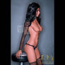 Realistic Caily Tall Sex Doll by MyRealDolls with detailed facial features, long hair, and life-sized body.