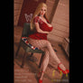 MyRealDolls sex doll with cat-themed design, realistic features, and smoking accessory, showcasing detailed craftsmanship.