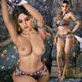 Eldora Brazilian sex doll by MyRealDolls featuring realistic facial features, long hair, and life-like body details.
