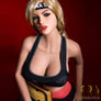 Realistic Ella Sporty Sex Doll by MyRealDolls, featuring detailed facial features and a sporty pose, made of lifelike materials.