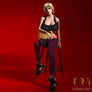 Realistic Ella Sporty Sex Doll by MyRealDolls featuring detailed facial features and a sporty pose.
