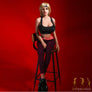 MyRealDolls Ella Sporty sex doll with realistic facial features, blonde hair, and athletic body, dressed in casual workout attire.
