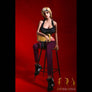 MyRealDolls Ella Sporty sex doll with realistic features, blonde hair, and athletic body pose for lifelike intimacy.