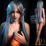MyRealDolls Elsa Elf Witch sex doll featuring detailed elf costume, realistic face, and lifelike body for adult entertainment.
