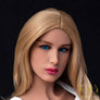 Realistic Emma sex doll from MyRealDolls with detailed facial features, blonde hair, and lifelike body in a standing pose.