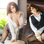 MyRealDolls Enya stunning sex doll with realistic facial features, long hair, and detailed body design.