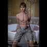 MyRealDolls Ethan male sex doll with realistic facial features, blonde hair, and muscular physique, designed for adult use.