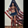 MyRealDolls Haily Cheerleader sex doll showing detailed face, cheerleader outfit, and realistic body features.