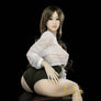 Hazel brunette sex doll from MyRealDolls, realistic full-body doll with detailed facial features and lifelike appearance.