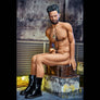 MyRealDolls Jack male sex doll with realistic facial features and muscular build, dressed in casual clothing.