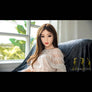 MyRealDolls Jaily Asian sex doll with realistic features and detailed face, dressed in lingerie, full-body view.