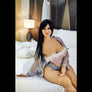 MyRealDolls Katy BDSM sex doll with realistic features, detailed face, and black hair, showcasing the lifelike design and high-quality craftsmanship.
