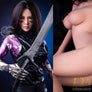 MyRealDolls Kiko War Knight sex doll with realistic facial features, detailed armor, and lifelike skin for immersive experience.