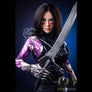Realistic Kiko War Knight sex doll by MyRealDolls featuring detailed facial features, blonde hair, and a life-like body.