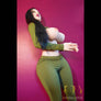 MyRealDolls KimK BBW sex doll with realistic body features and detailed facial design, positioned on a neutral background.