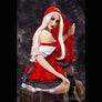 MyRealDolls Lena beautiful sex doll with realistic features, blonde hair, and lifelike appearance sitting on a white background.