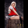 Realistic Lena sex doll by MyRealDolls featuring lifelike facial features, long hair, and detailed body for adult companionship.