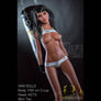 Realistic Lindsey Fit Sex Doll by MyRealDolls with detailed facial features, blonde hair, and life-like body in a seated pose.