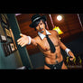 Realistic Logan male sex doll by MyRealDolls featuring detailed facial features and a lifelike body pose.