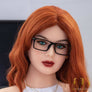 Red-head sex doll from MyRealDolls with realistic facial features and detailed body, designed for lifelike companionship.