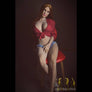 Red-head Rosie sex doll from MyRealDolls featuring realistic facial features and detailed body, designed for adult intimacy.