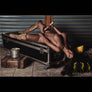 Sam Tanned Sex Doll by MyRealDolls, realistic sex doll with detailed features and lifelike appearance, shown in a natural pose.