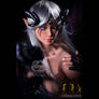 Realistic Samantha Elf Princess sex doll by MyRealDolls, featuring detailed facial features and elf-themed costume.